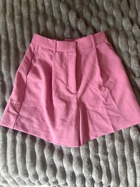 Abercrombie & Fitch Pink Tailored Sloane Trouser Shorts Small NWOT